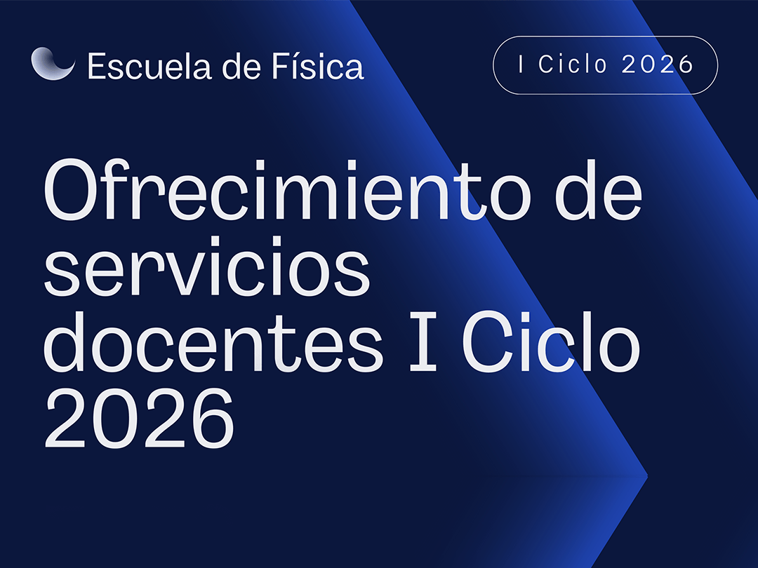 Ofrecimiento de servicios docentes I Ciclo 2026